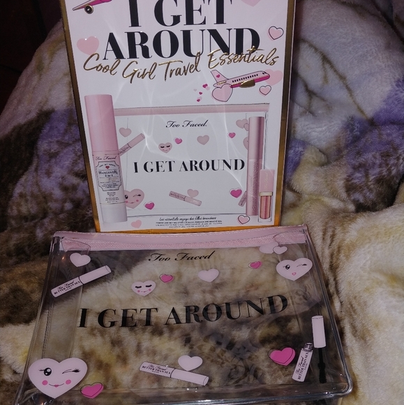 too faced i get around travel bolsa